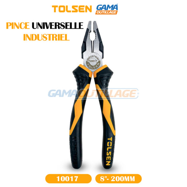 PINCE UNIVERSELLE 8" INDUSTRIEL TOLSEN