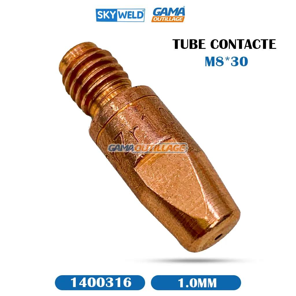TUBE CONTACTE M8*30 1.0 MM SKY – Image 3