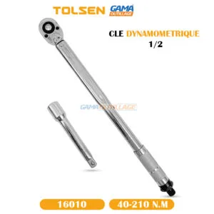 CLE DYNAMOMETRIQUE 1/2 40-210 N.M TOLSEN