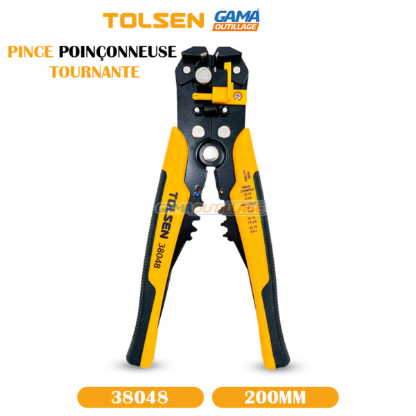 PINCE A DENUDER AUTOMATIQUE 8" TOLSEN