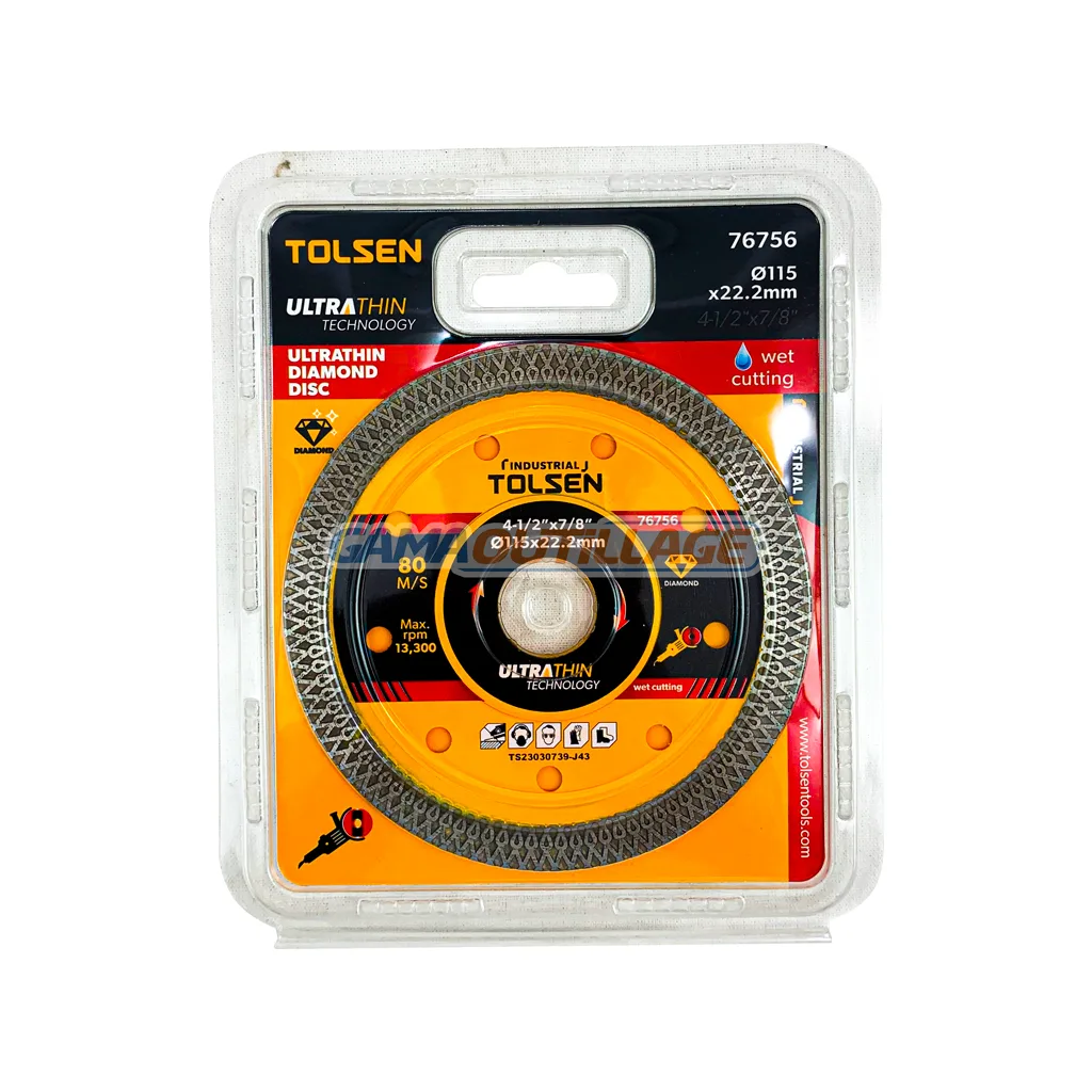 DISQUE DIAMANT Ø115 INDUSRIEL TOLSEN – Image 2