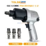CLE A CHOC PNEUMATIQUE 1/2" TOLSEN