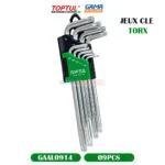 JEUX CLE TORX 09 PCS MM TOPTUL – Image 5