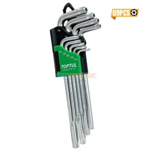 JEUX CLE TORX 09 PCS TROUE TOPTUL
