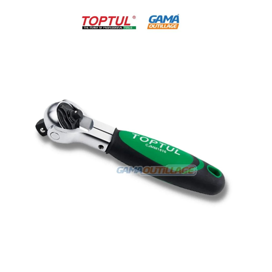 CLIQUET A TETE PIVOTANTE 1/4 1/2 TOPTUL