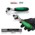 CLIQUET A TETE PIVOTANTE 1/4 1/2 TOPTUL