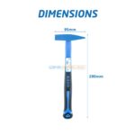 MARTEAU MANCHE PLASTIQUE 200GR BLEU TA – Image 5