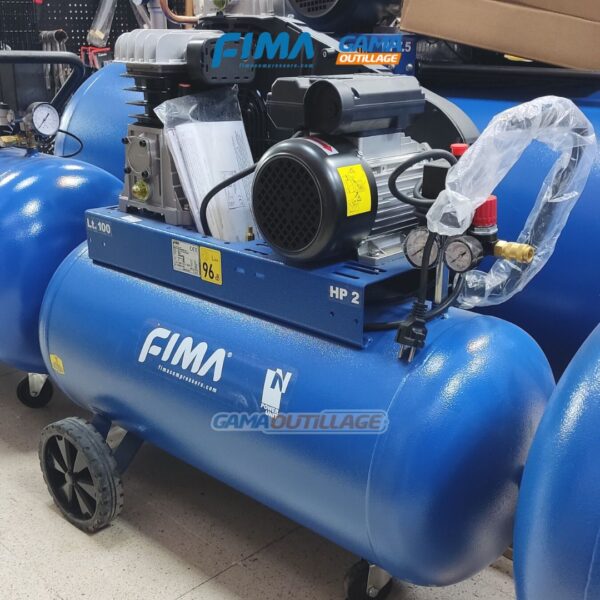 COMPRESSEUR 100L HP2 220V FIMA