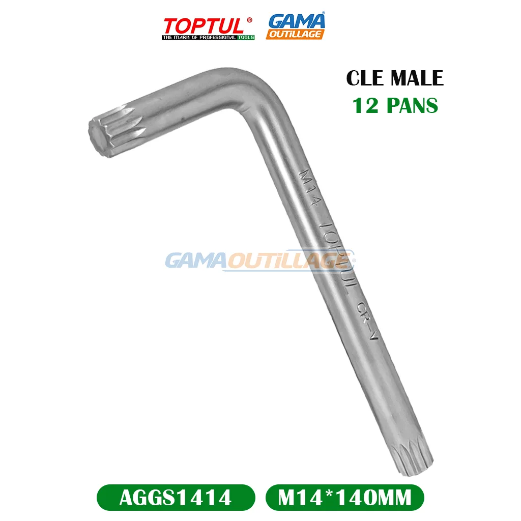 CLE MALE 12 PANS M14*140 TOPTUL – Image 4