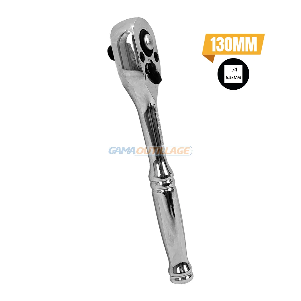 CHAG0813-GAMAOUTILLAGE-CNC CLIQUET 1/4 CHROME TOPTUL – Image 1