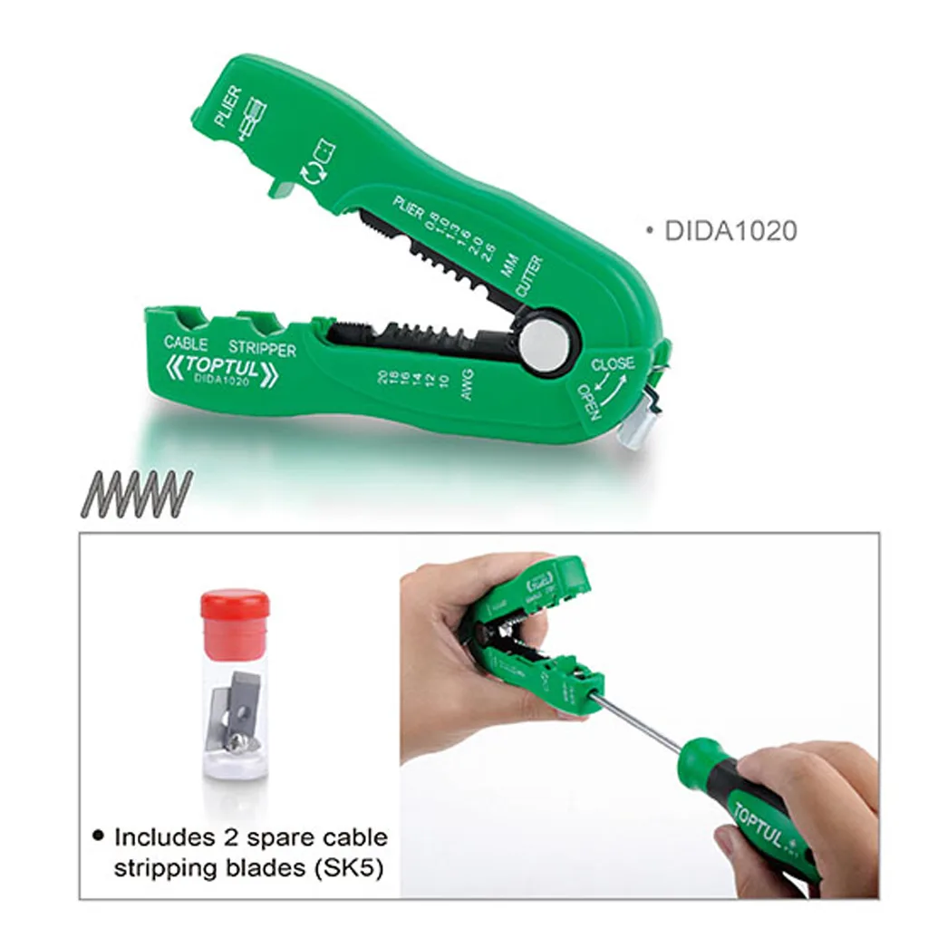PINCE A DENUDER 0.8-2.6MM TOPTUL – Image 2