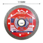 DISQUE DIAMANT Ø 115MM UNIVERSEL EMTOP – Image 3