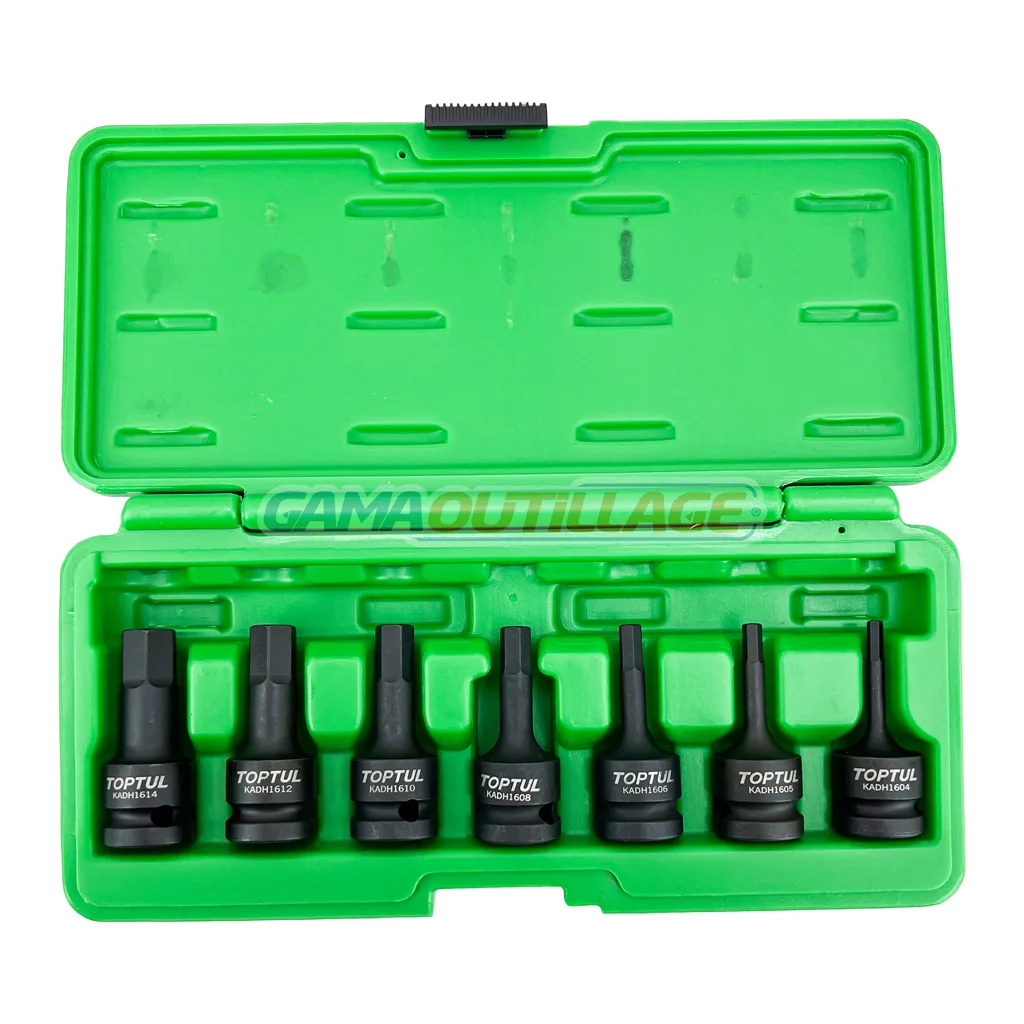 COFFRET DOUILLE ALLEN 1/2 07PCS TOPTUL – Image 2