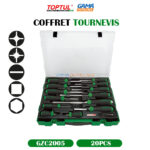 COFFRET TOURNEVIS 20PCS + ACC TOPTUL