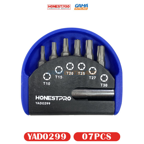 JEUX EMBOUTS TORX 07PCS HONESTPRO