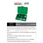KIT D’OUTILS DÉPANDEUR DE FUSÉE MULTI-DIRECTION 15PCS TOPTUL