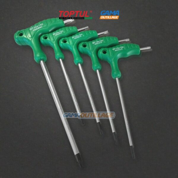 JEUX CLE TORX A POIGNE 06 PCS TOPTUL