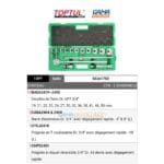 CAISSE A DOUILLE 3/4 12PANS 17PCS TOPTUL