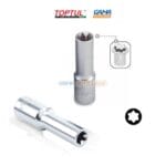 DOUILLE ETOILE 1/4 E08 LONG TOPTUL