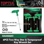 JEUX CLE TORX A POIGNE 06 PCS TOPTUL