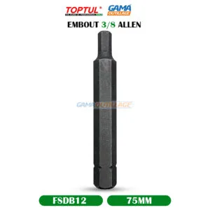 EMBOUT 3/8 ALLEN 75MM TOPTUL