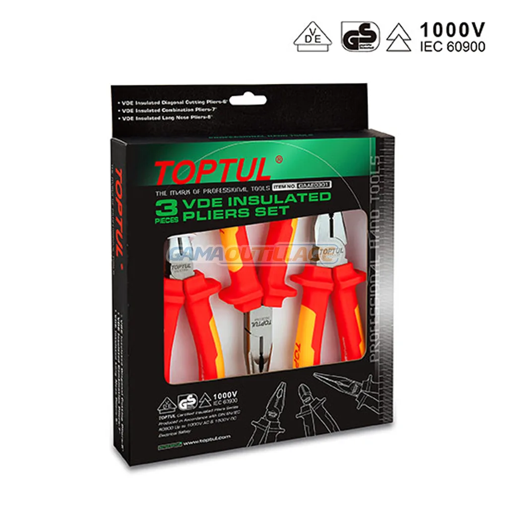 JEUX PINCE ISOLANT 03PCS TOPTUL – Image 5