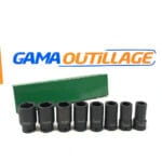 CAISSE DOUILLE A CHOC 3/4 08PCS TOPTUL