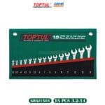 JEUX CLE MIXTE 15 PCS 3.2-14 TOPTUL