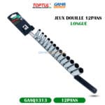 JEUX DOUILLE 3/8" 12PANS LONGUE TOPTUL