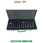 CAISSE DOUILLE A CHOC 1/2 32PCS TOPTUL