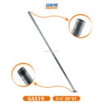 TUBE GALVA 3/4" 20*27 UN COTE FILTE