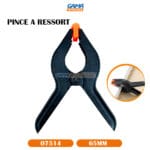 PINCE A RESSORT PLASTIQUE 65MM TA.