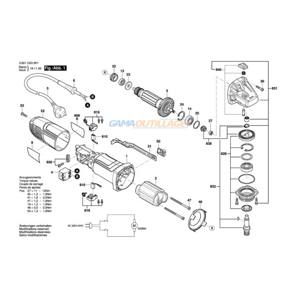 JEUX BALAIS GWS700 BOSCH