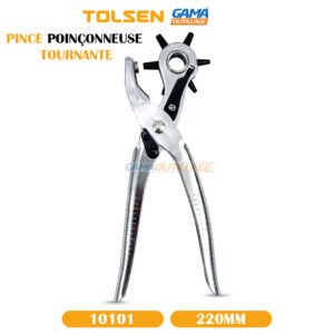 PINCE A POICONNER CUIRE ROTATIVE 220MM TOLSEN