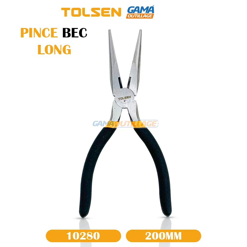 PINCE BEC LONG 200MM TOLSEN