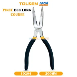 PINCE BEC LONG COUDEE 200MM TOLSEN