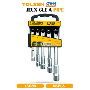 JEUX CLE A PIPE 05PCS TOLSEN