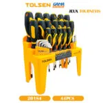 JEUX TOURNEVIS SUR SUPPORT 44PCS TOLSEN