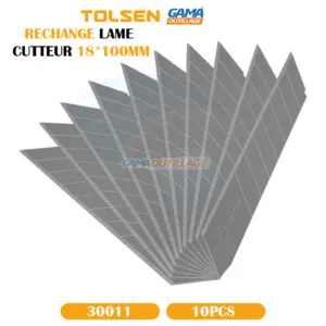 RECHANGE LAME CUTTEUR 18*100MM 10PCS TOLSEN