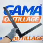 EQUERRE 90° NOIR 400*600MM TOLSEN