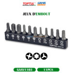 JEUX D EMBOUT 11PCS TOPTUL