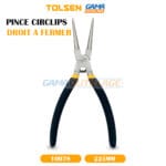PINCE CIRCLIPS 225MM DROIT A FERMER TOLSEN
