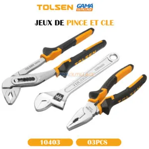 JEUX DE PINCE ET CLE 3PCS TOLSEN