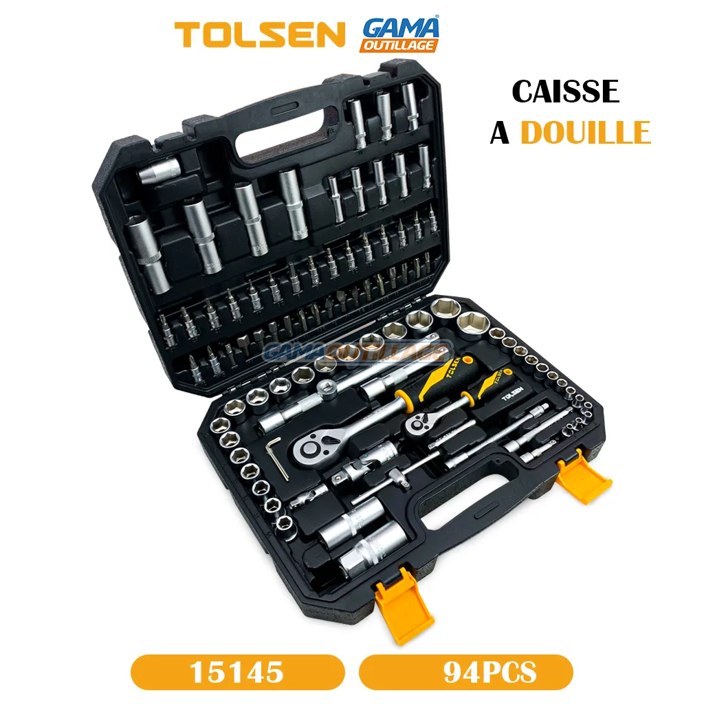 CAISSE A DOUILLE 94PCS TOLSEN