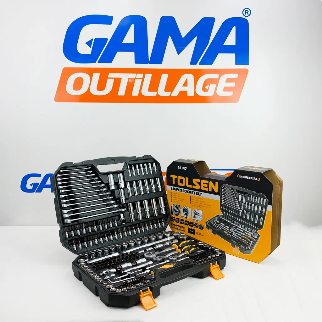 CAISSE A DOUILLE 216PCS TOLSEN