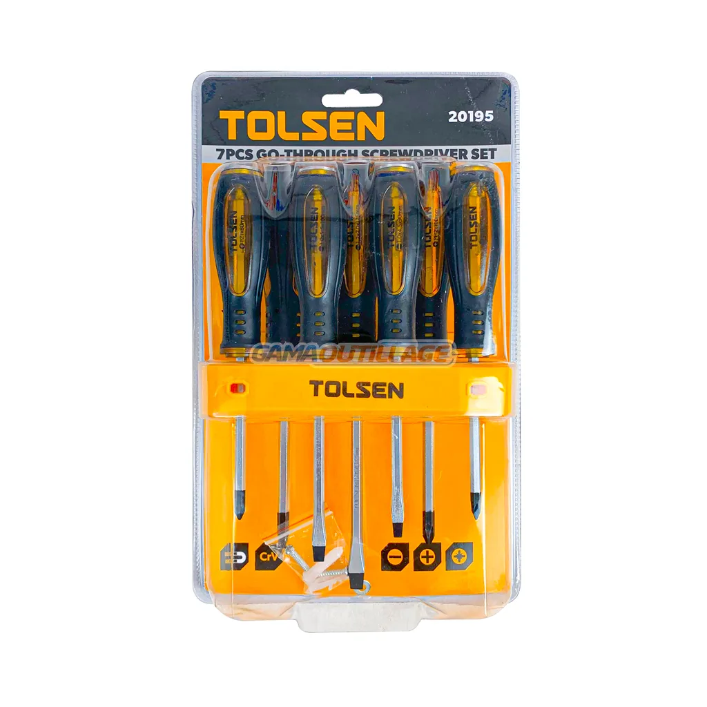 JEUX TOURNEVIS A FRAPPE 07PCS TOLSEN – Image 2