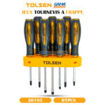 JEUX TOURNEVIS A FRAPPE 07PCS TOLSEN