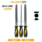 JEUX LIME 200MM 3PCS TOLSEN