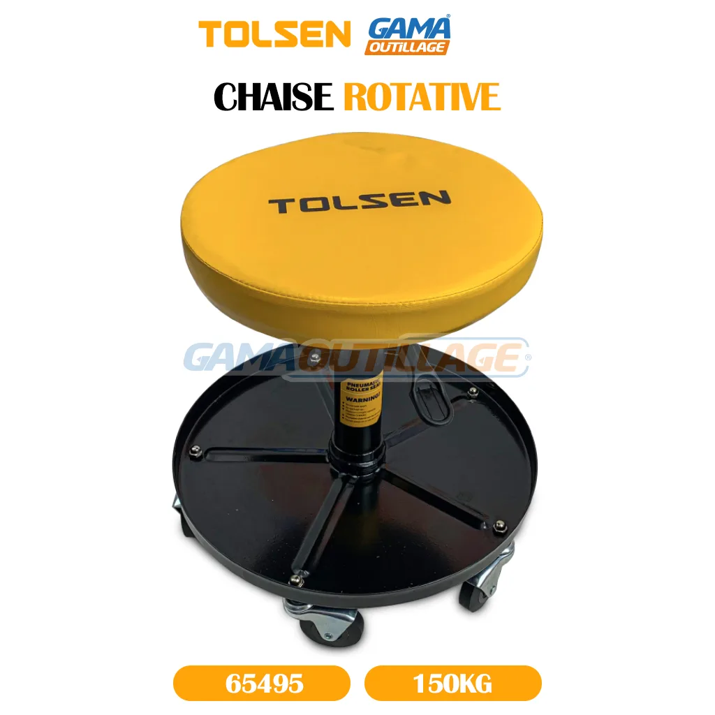 CHAISE ROTATIVE 150KG TOLSEN