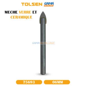 MECHE VERRE ET CERAMIQUE 06MM TOLSEN